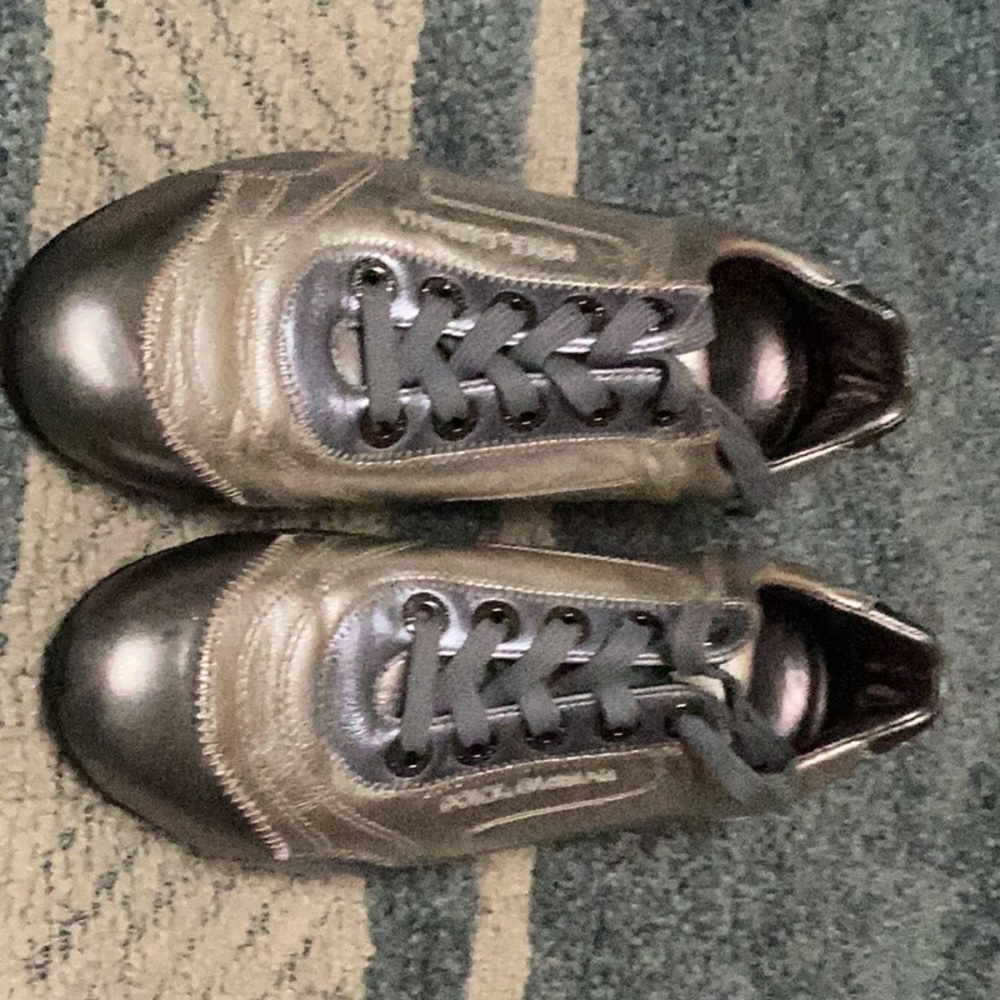 Dolce & Gabbana metallic tennis shoes